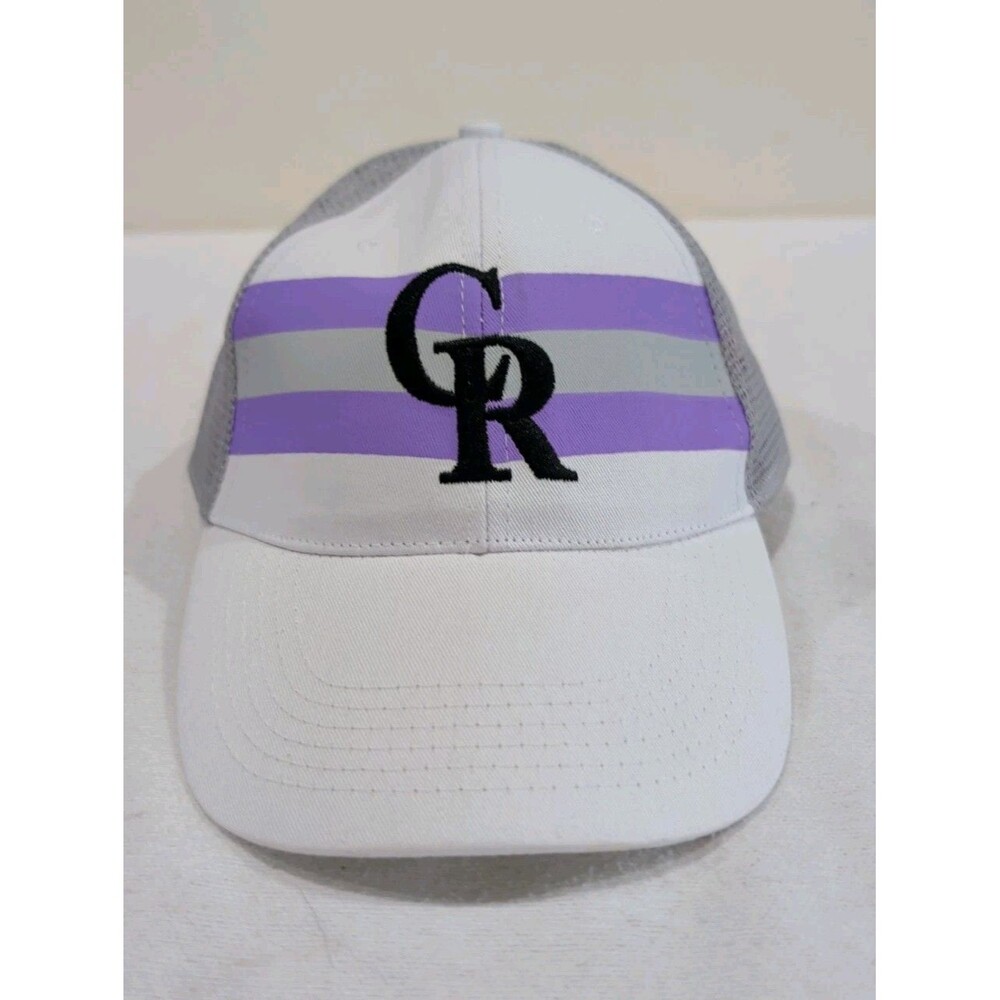 Colorado Rockies MLB Snapback Mesh Baseball Cap Hat Coca-Cola Promo OSFA